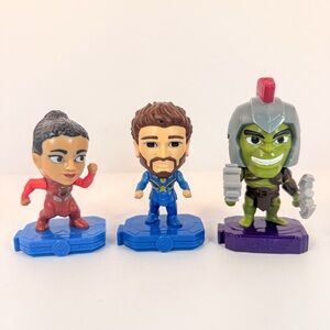 2020 McDonalds Marvel Eternals/Avengers Happy Meal Toys Lot  Ikaris Makkari Hulk